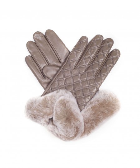 UGG Touch Screen Rabbit Fur Gloves