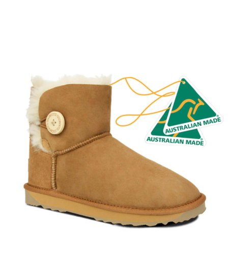 UGG Mini Button Boots Australian Made