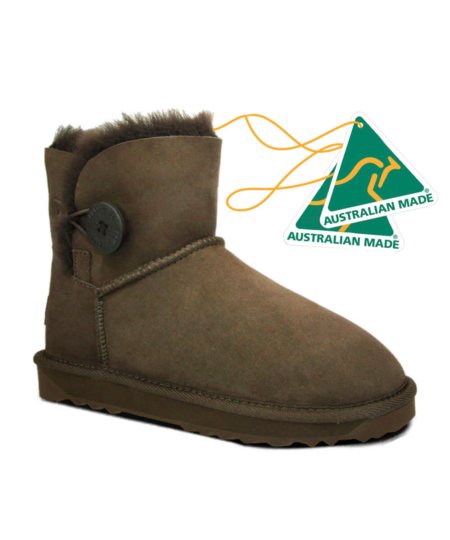 UGG Mini Button Boots Australian Made