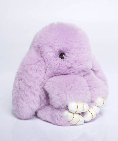 Rex Bunny Bag Hang Key Rings - Lilac