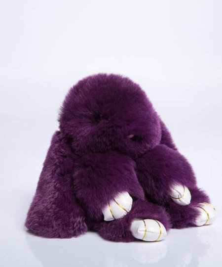 Rex Bunny Bag Hang Key Rings - Purple