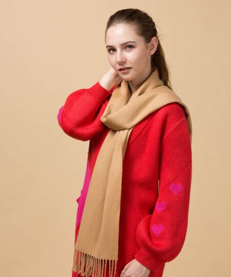 Mitchell-Y Cashmere, Wool Shawls - Camel