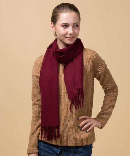Mitchell-Y Cashmere, Wool Shawls - Claret