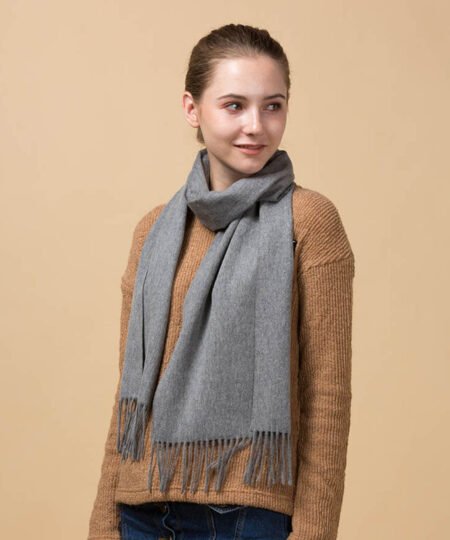 Mitchell-Y Cashmere, Wool Shawls - Grey