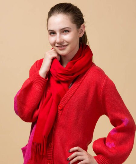 Mitchell-Y Cashmere, Wool Shawls - Red