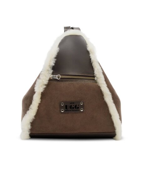 UGG Sheepskin Tri Backpack - Chocolate