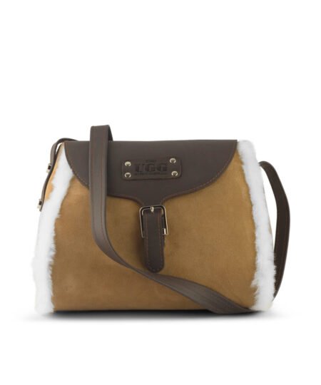 UGG Sheepskin Postie Bag - Chestnut