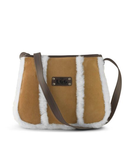UGG Over Shoulder 3 Panels Bag - Chestnut