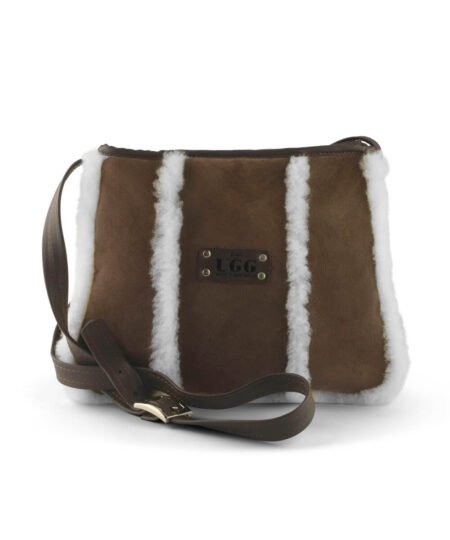 UGG Over Shoulder 3 Panels Bag - Chocolate