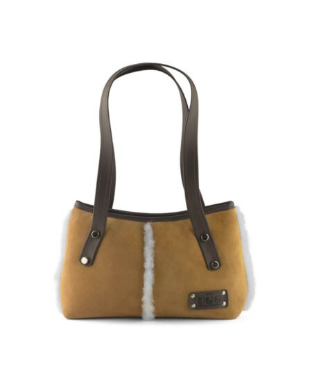 UGG Sheepskin Slim Shoulder Bag - Chestnut