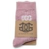 Pink UGG Knitted Crew Socks